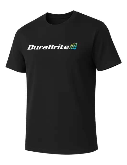Allmade Deep Black Organic Cotton Tee w/DuraBrite Logo