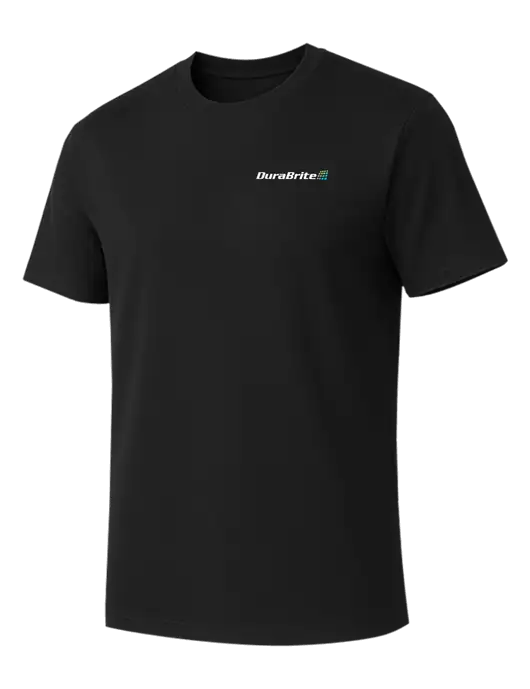 Allmade Deep Black Organic Cotton Tee w/DuraBrite Logo