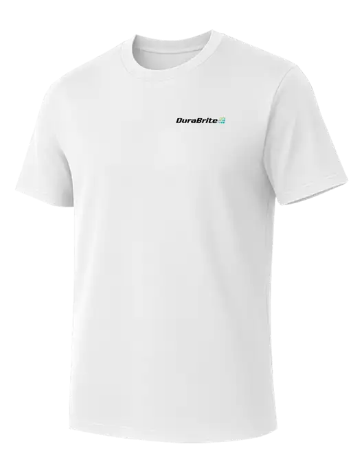 Allmade Bright White Organic Cotton Tee w/DuraBrite Logo