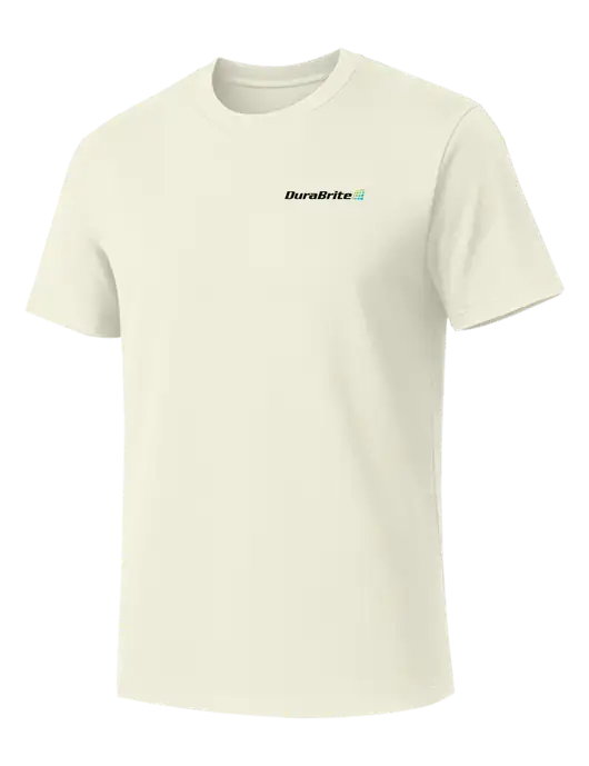 Allmade White Sand Organic Cotton Tee w/DuraBrite Logo