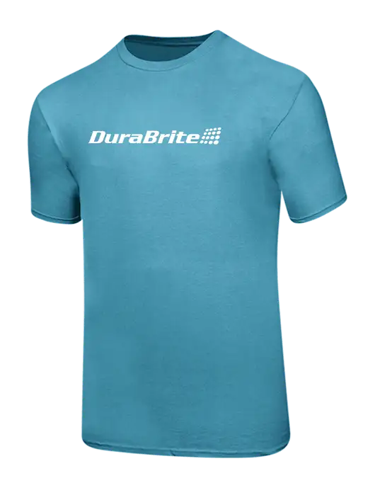 Ring Spun Light Sapphire 4.5 oz T-Shirt w/DuraBrite Logo