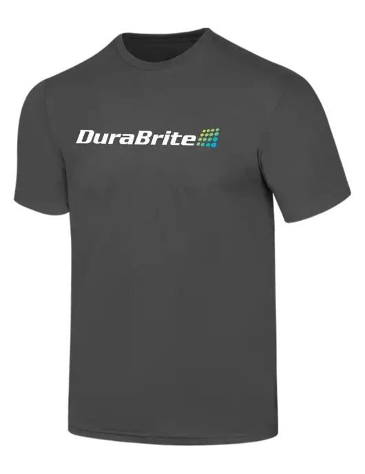 Simply Soft Charcoal 4.5oz  Poly/Combed Ring Spun Cotton T-Shirt w/DuraBrite Logo