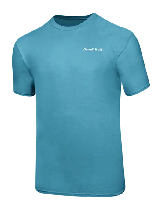 Ring Spun Light Sapphire 4.5 oz T-Shirt w/DuraBrite Logo