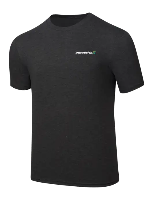 Simply Soft Black Frost 4.5oz  Poly/Combed Ring Spun Cotton T-Shirt w/DuraBrite Logo