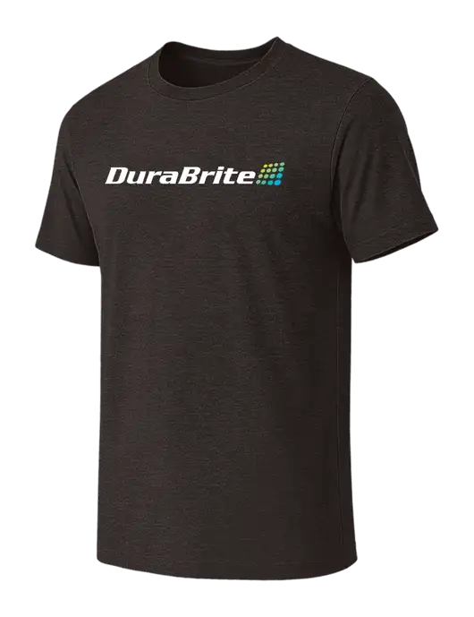 BELLA+CANVAS Dark Grey Heather CVC Short Sleeve Tee w/DuraBrite Logo