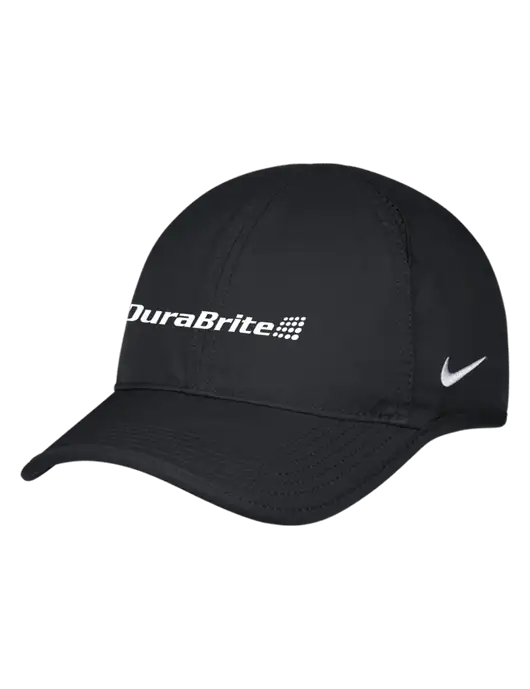 Nike Black Featherlight Cap w/DuraBrite Logo