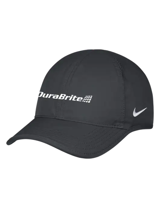 Nike Charcoal Featherlight Cap w/DuraBrite Logo