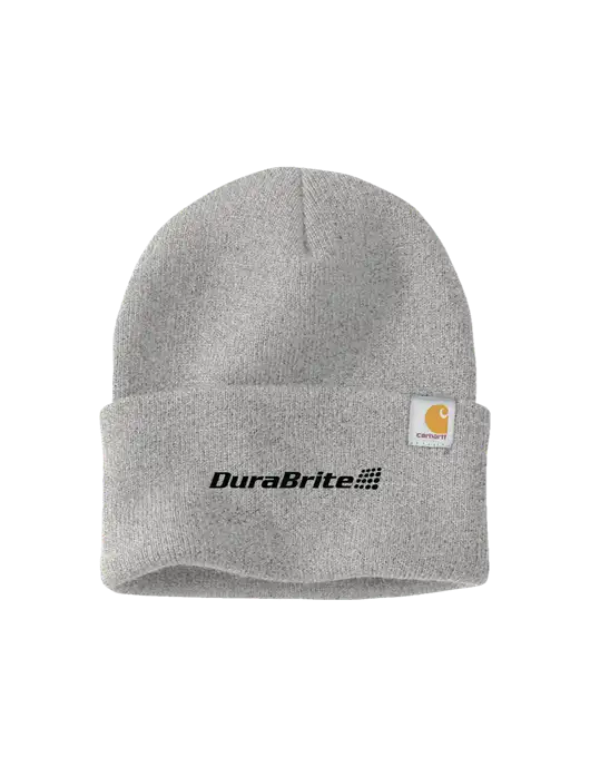 Carhartt Light Grey Heather Watch Cap 2.0 w/DuraBrite Logo