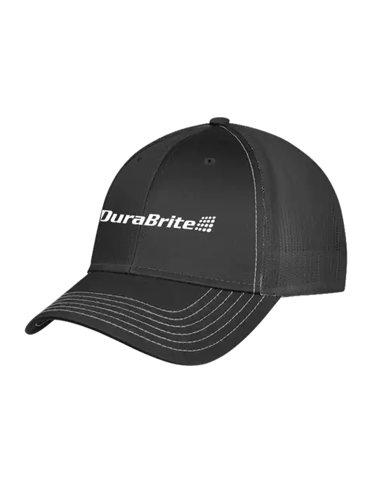 Charcoal Grey Mesh Trucker Cap Snap Back w/DuraBrite Logo