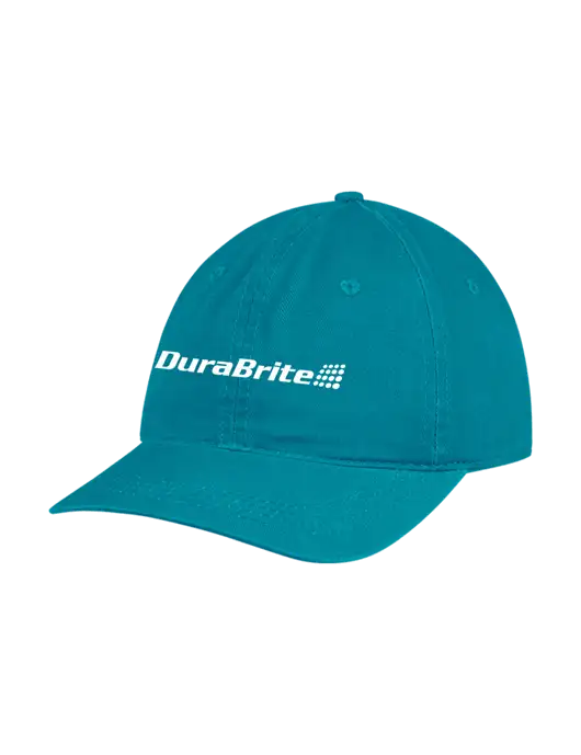 Garment Washed Unstructured Twill Sapphire Cap w/DuraBrite Logo