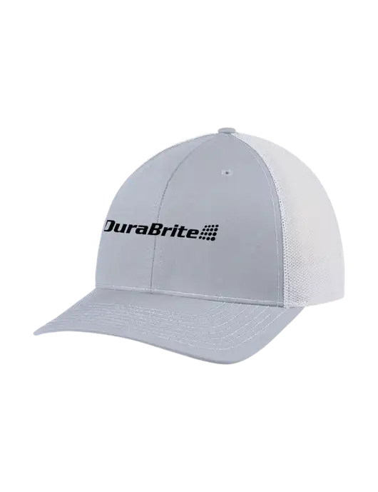 Richardson Adjustable Snapback Original 112 Trucker Cap Light Heather Grey w/White Mesh w/DuraBrite Logo