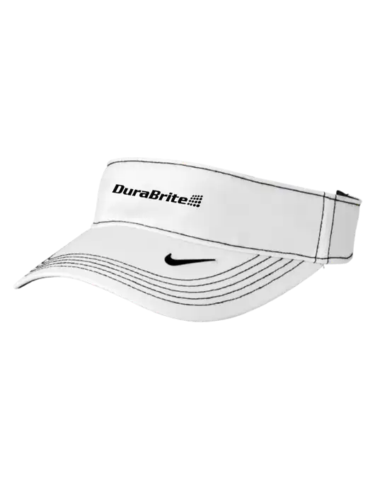 Nike White Dri-FIT Ace Visor w/DuraBrite Logo