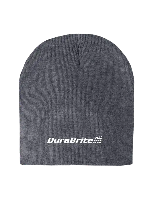 Dark Grey Heather Element Knit Beanie w/DuraBrite Logo