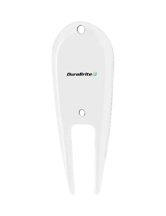 White Divot Tool w/DuraBrite Logo