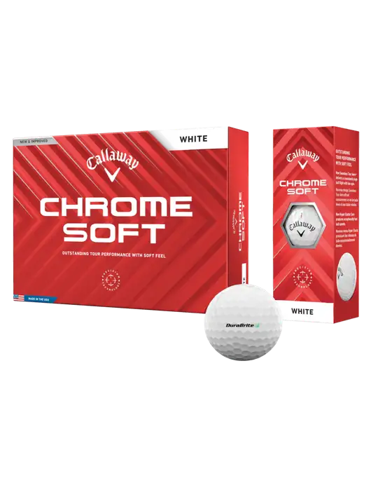 Callaway Chrome Soft Golf Balls 12/pk w/DuraBrite Logo
