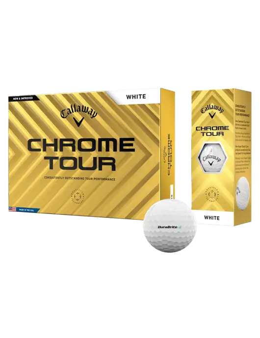 Callaway Chrome Tour Golf Balls 12/pkg w/DuraBrite Logo