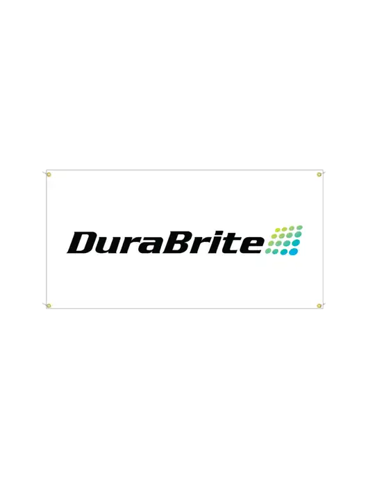 Vinyl Banner 48" x 24"  w/DuraBrite Logo