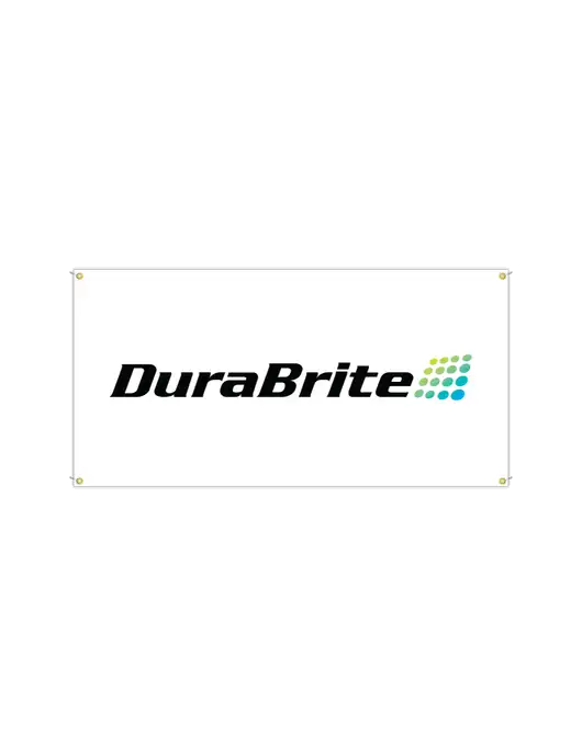 Vinyl Banner 72" x 36"  w/DuraBrite Logo