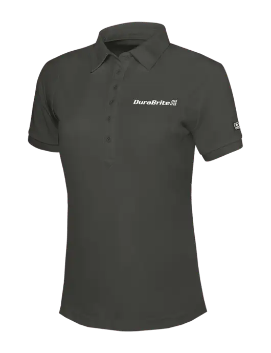 OGIO Womens Dark Grey Jewel Polo w/DuraBrite Logo