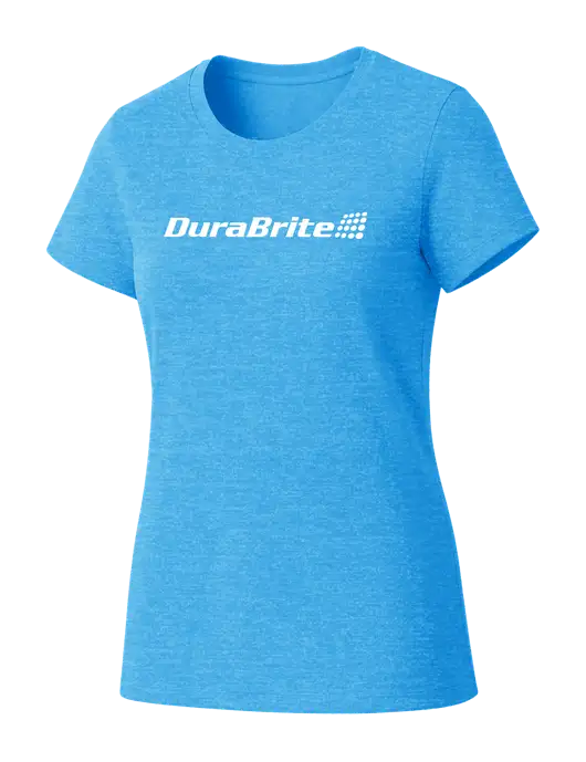 Womens Seriously Soft Light Sapphire T-Shirt w/DuraBrite Logo
