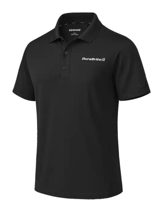 OGIO Envision Black Polo w/DuraBrite Logo