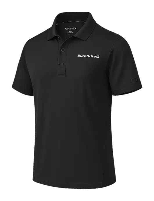 OGIO Envision Black Polo w/DuraBrite Logo