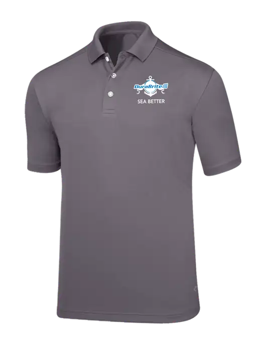 Callaway Core Medium Grey Performance Polo w/Anchor Sea Better Logo