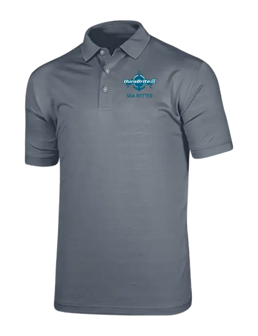 Callaway Vibrant Light Grey Ventilated Polo w/Anchor Sea Better Logo
