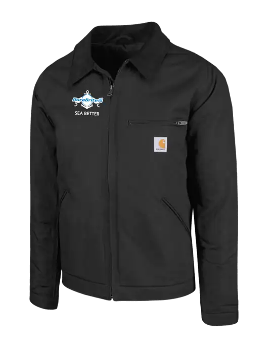 Carhartt Black Duck Detroit Jacket w/Anchor Sea Better Logo