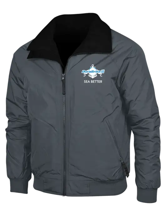 Dark Grey/Black Classic Challenger Jacket w/Anchor Sea Better Logo