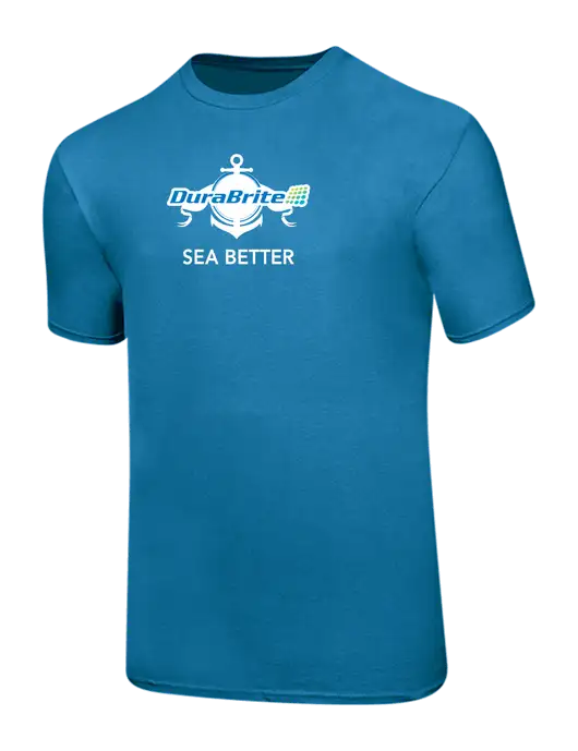 Ring Spun Sapphire 4.5 oz T-Shirt w/Anchor Sea Better Logo