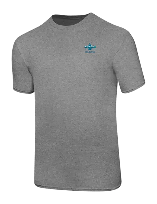 Ring Spun Light Heather Grey 4.5 oz T-Shirt w/Anchor Sea Better Logo