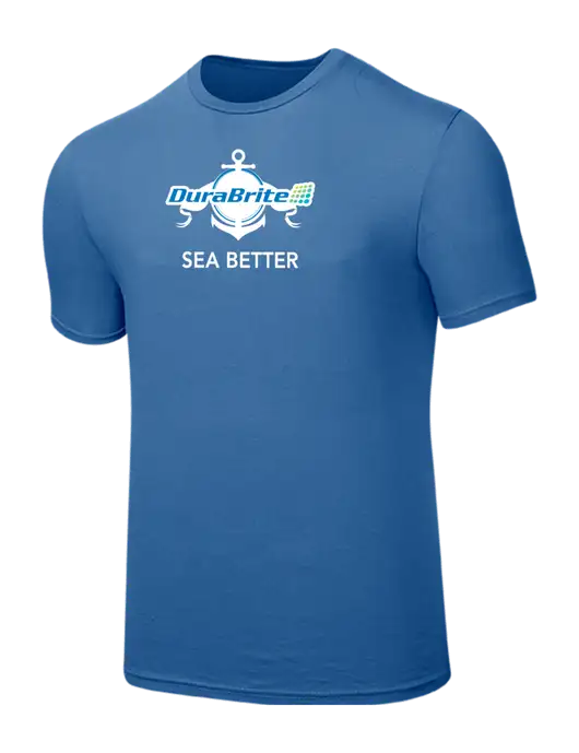 Seriously Soft Light Navy T-Shirt w/Anchor Sea Better Logo