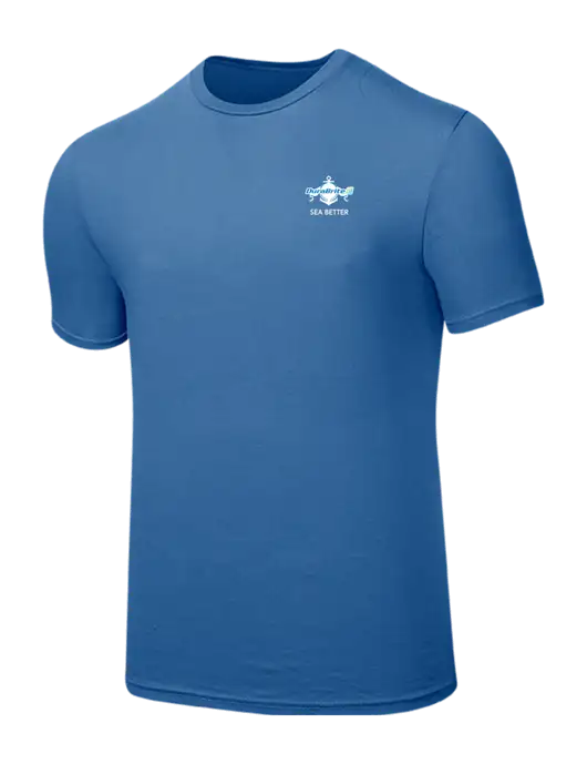 Seriously Soft Light Navy T-Shirt w/Anchor Sea Better Logo