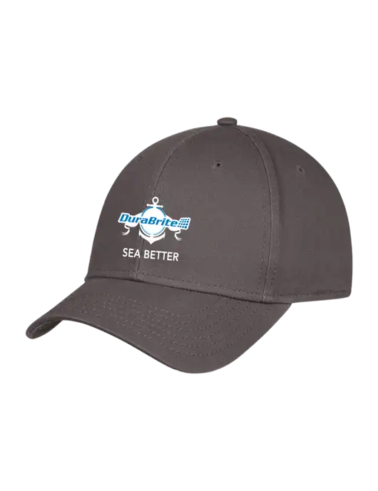 Charcoal Structured Cap Hook & Loop w/Anchor Sea Better Logo