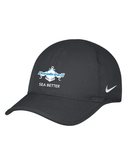 Nike Charcoal Featherlight Cap w/Anchor Sea Better Logo