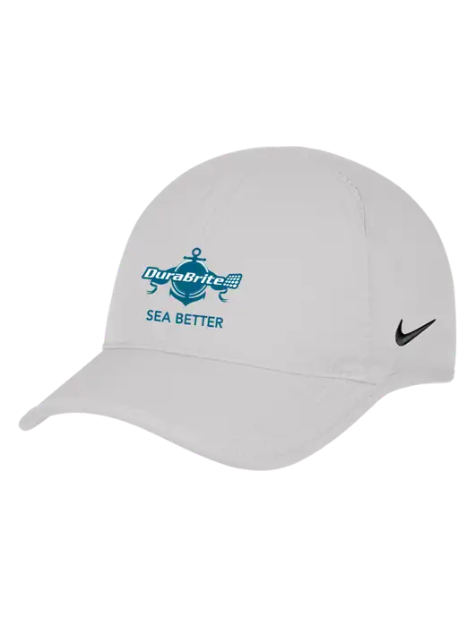 Nike White Featherlight Cap w/Anchor Sea Better Logo