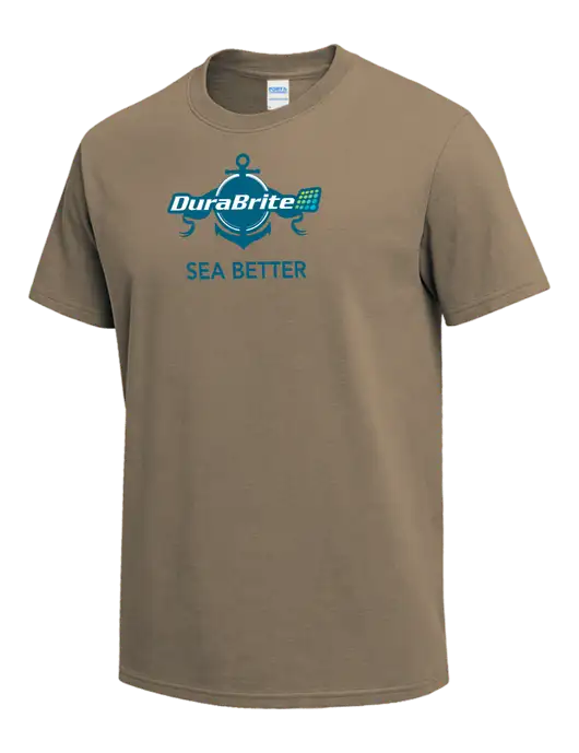 Dark Tan Heavyweight 6.1 oz T-Shirt w/Anchor Sea Better Logo