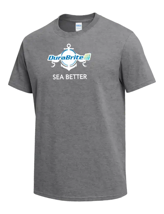 Medium Grey Heather Heavyweight 6.1 oz T-Shirt w/Anchor Sea Better Logo