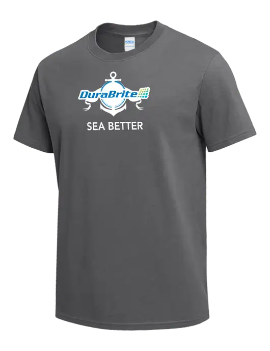 Medium Grey Heavyweight 6.1 oz T-Shirt w/Anchor Sea Better Logo