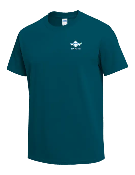 Dark Sapphire Heavyweight 6.1 oz T-Shirt w/Anchor Sea Better Logo
