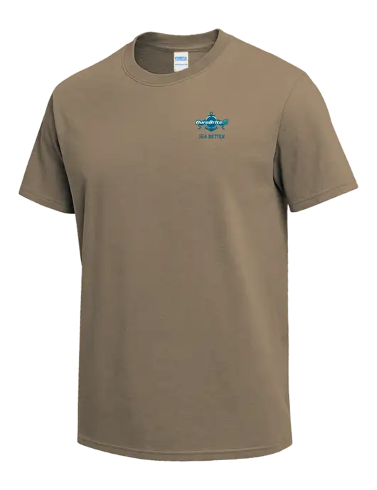 Dark Tan Heavyweight 6.1 oz T-Shirt w/Anchor Sea Better Logo