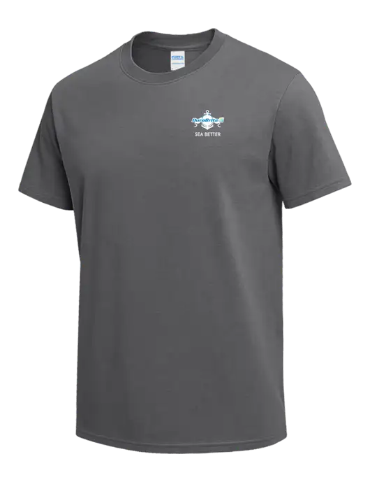 Medium Grey Heavyweight 6.1 oz T-Shirt w/Anchor Sea Better Logo