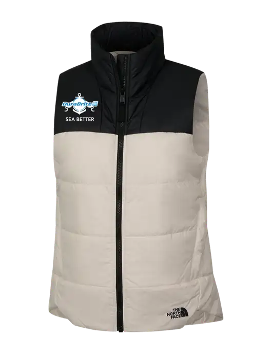The North Face Womens Ivory Everyday Insulated Vest w/Anchor Sea Better Logo