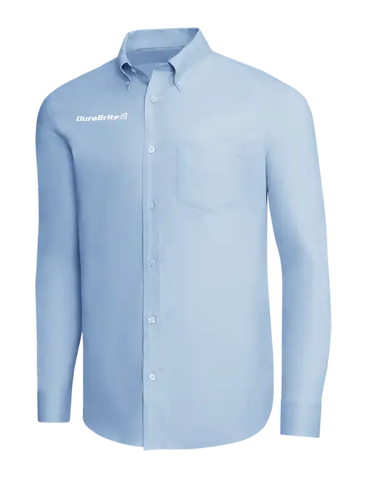Brooks Brothers Light Blue Wrinkle-Free Stretch Pinpoint Shirt w/DuraBrite Logo