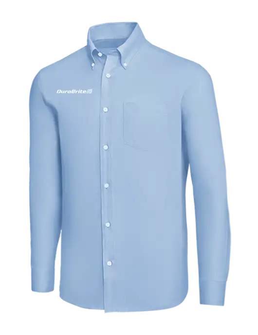 Brooks Brothers Light Blue Wrinkle-Free Stretch Nailhead Shirt w/DuraBrite Logo