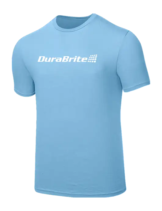 Seriously Soft Light Blue T-Shirt w/DuraBrite Logo