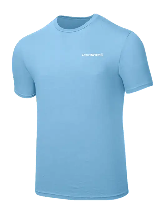 Seriously Soft Light Blue T-Shirt w/DuraBrite Logo