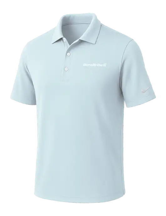 NIKE Very Light Blue Dri-Fit Micro Pique Polo w/DuraBrite Logo