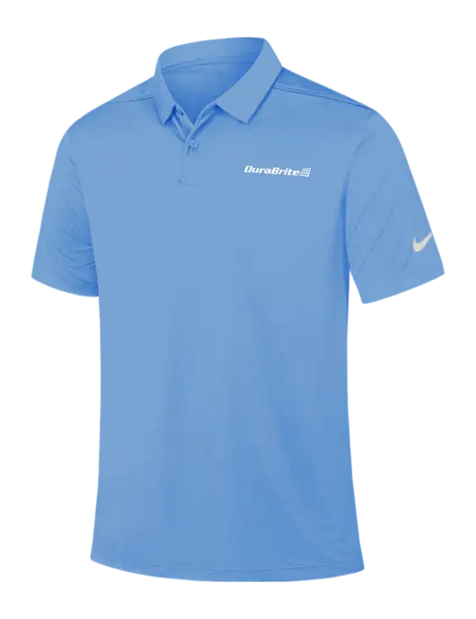 Nike Light Blue Dry Essential Solid Polo w/DuraBrite Logo
